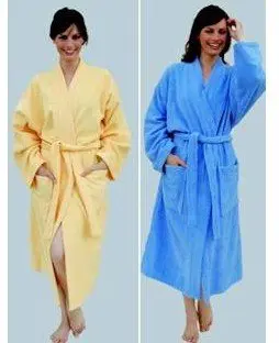 cotton soft lightweight sweat-absorbent high quality solid color home bathrobe