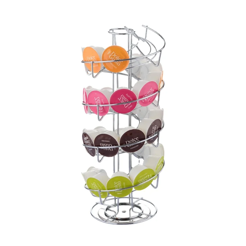 Wholesale Multifunction Dolce Gusto Metal Pod Rotating Coffee Capsule Holder