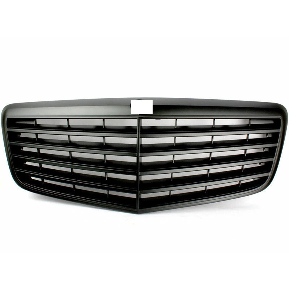 Matte Black AMG Style Front Grille 2007-09 For Mercedes Benz W211 E300 E320 E500