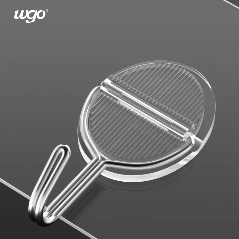 Hot Selling 3/5pcs Adhesive Multifunctional Novelty Hooks Rails Organizer Wall Mounted