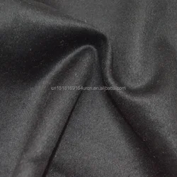 solid woolen cloth  plain dyed color woven wool blend fabric