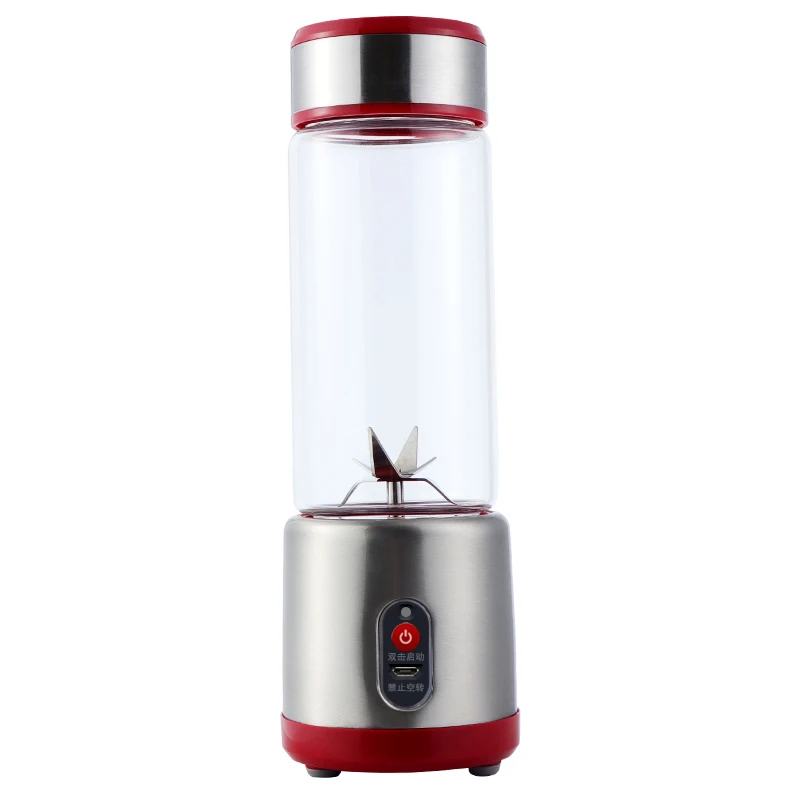Good Quality Usb Charge Stainless Steel Blade Automatic Blender Water Bottle Juicer Machine