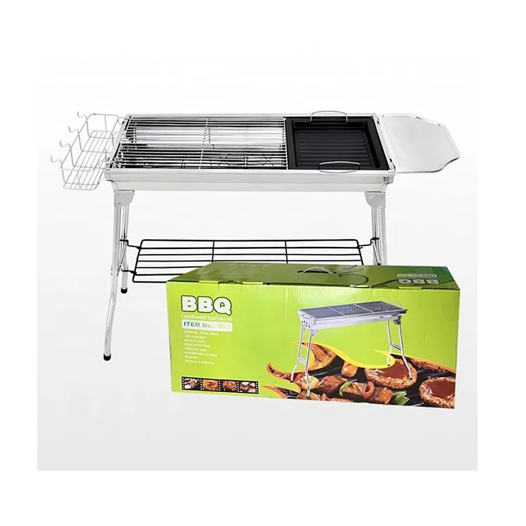 Professional Manufacturer Outdoor Portable Fireproof Charcoal Barbecue BBQ Grill