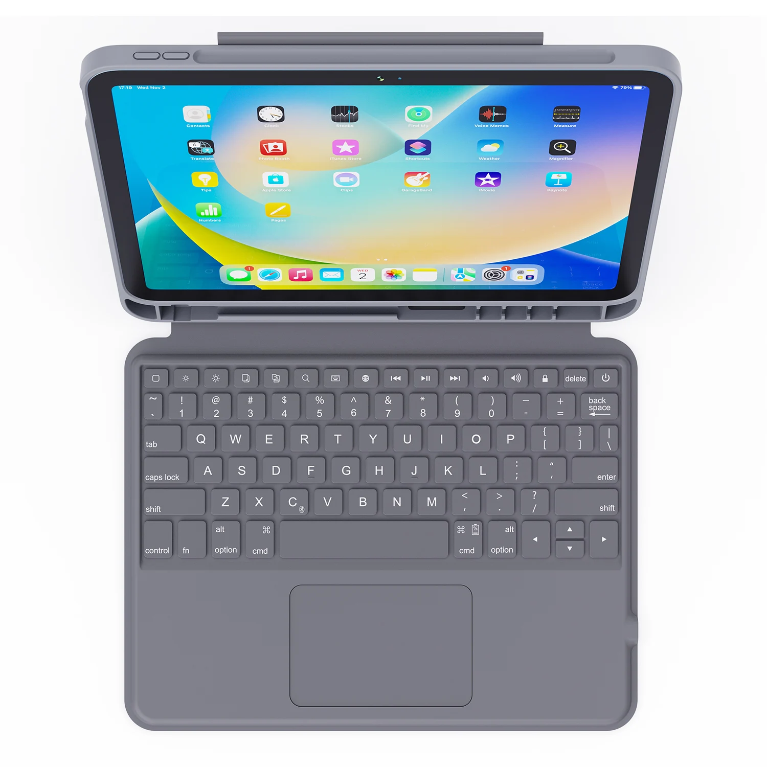 Chinese Wireless Bluetooth Tablet Phone Keyboard 78 Key Case With Keyboard For Ipad With Touch Screen