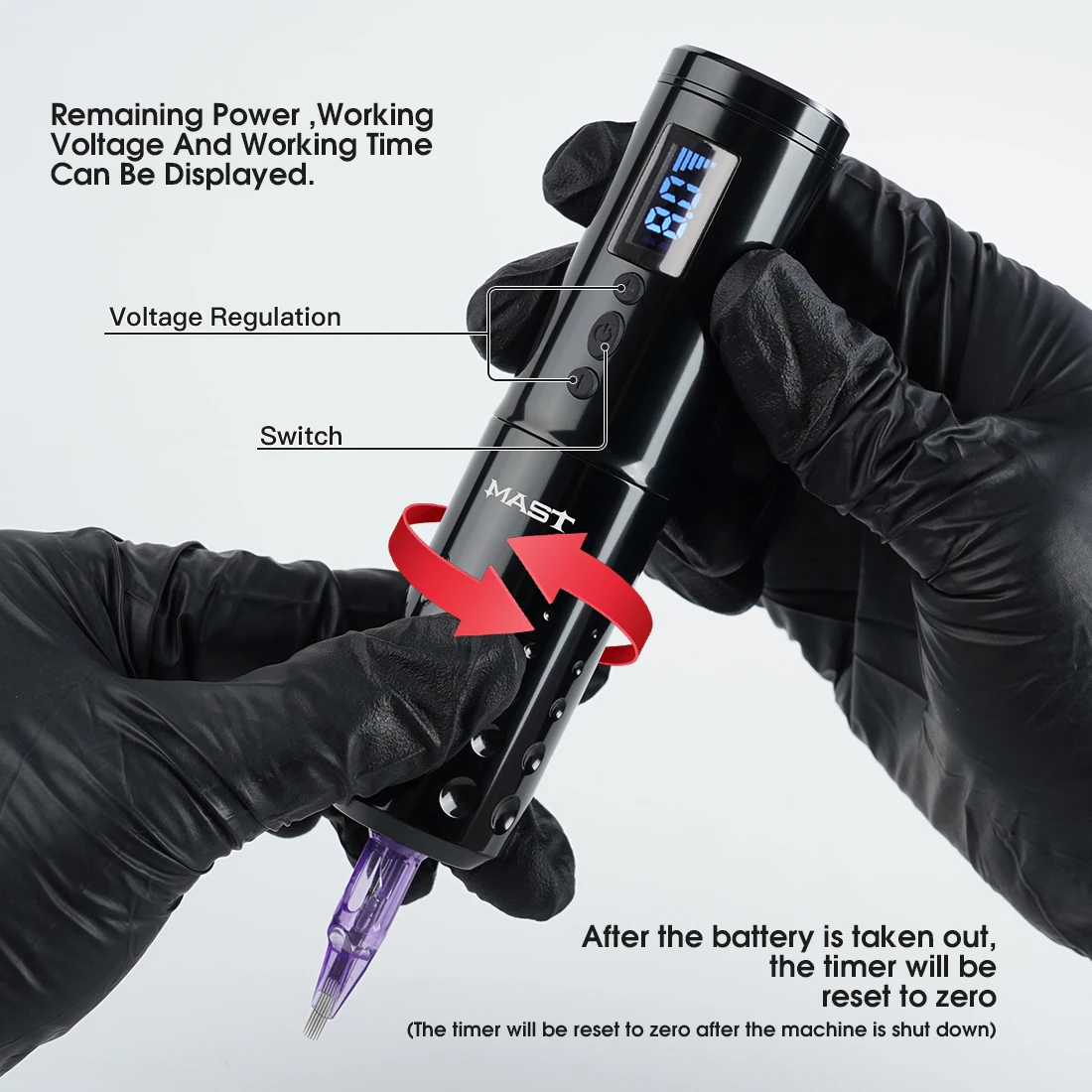 Dragonhawk Mast Lancer wireless tattoo pen machine  for Tattoo Artists Hot Sale