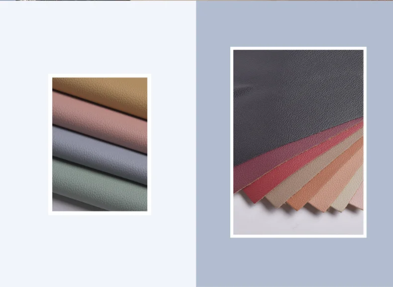 1.2mm wholesale Litchi pattern pu leather shoe fabric