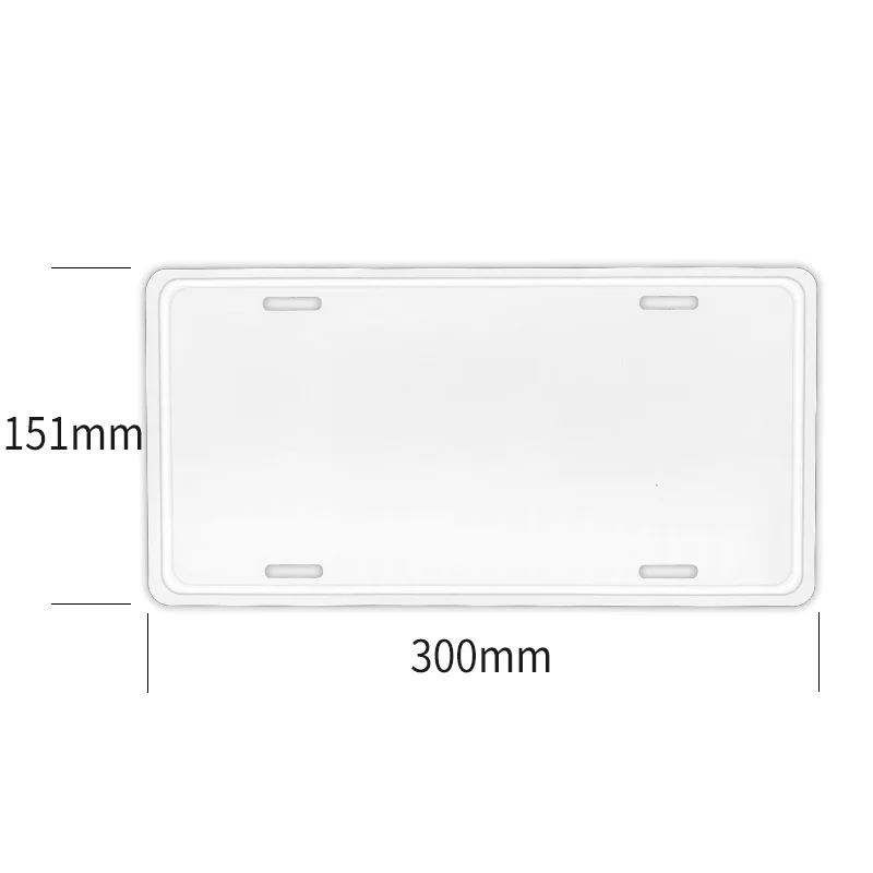 High Quality Different Size Aluminum Blank License Plates Tin Signs for Custom DIY Personalized Printing