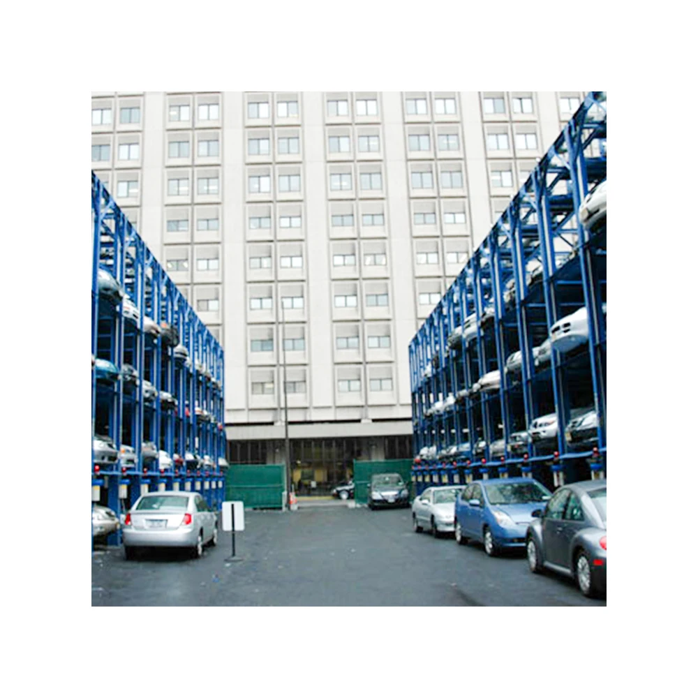 Efficient 4-Level Premium Outdoor Steel Car Stacker 4-Car Quad Stack Hydraulic Parking Lift System Motor Parking Equipment