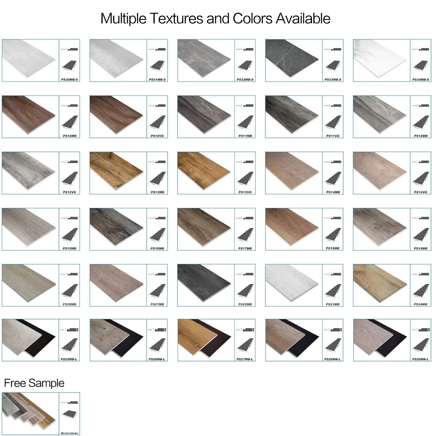 Durability Laminate Marble PVC Vinyl Sheet Tile LVT LVP Wood Design 2mm 3mm 4mm 5mm 6mm 8mm 12mm Luxury SPC Vinyl Plank Flooring