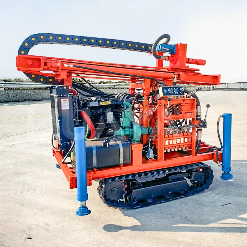 150m Coring Drilling Rig Hydraulic Portable diesel Small Water Well Machine