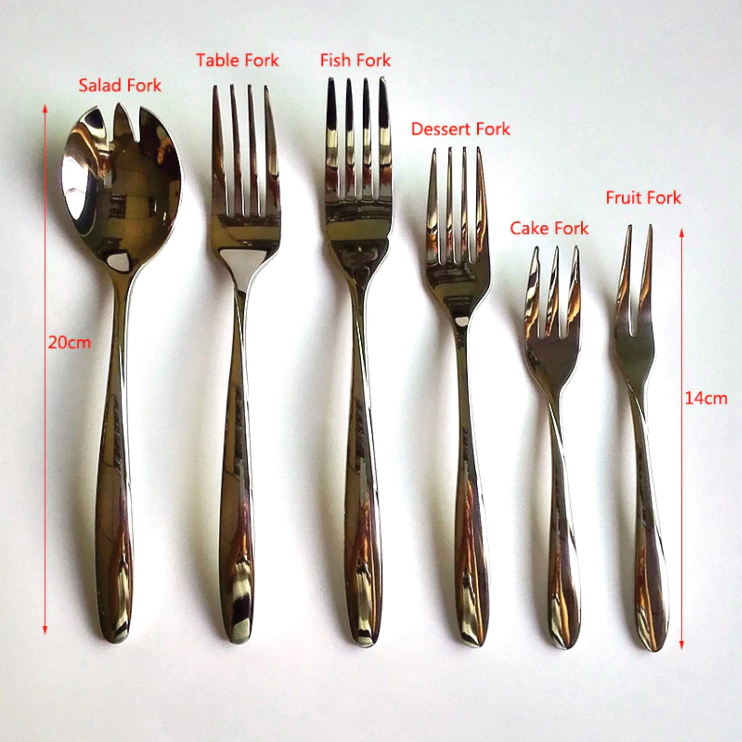 Best Quality Chef Tools Stainless Steel Kitchen Spoon and Fork Utensils Home Made Knife CE