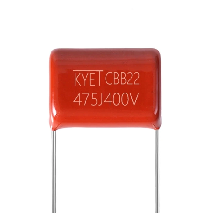Capacitor factory metal polypropylene film capacitor CBB21 CBB22 400V 475K 475J 400V film capacitors