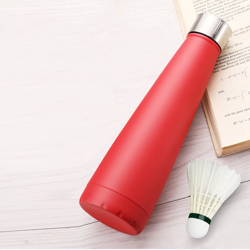 
Conical 440Ml Climbing Buckle Handle 304 Stainless Steel Double Wall Vacuum Travel Leather Coffee Cup 4Peice Sest With Handle 