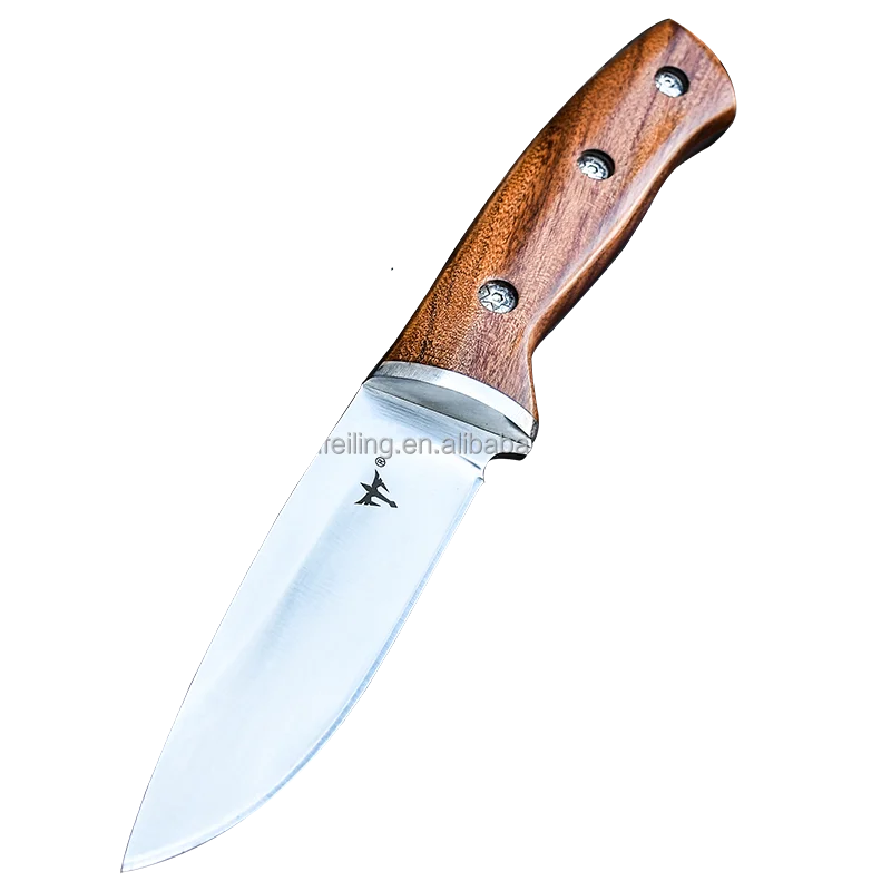 Utility Hunting Knife Survival Knives Military Camping Outdoor  Tactical Fixed Blade rambo Wholesale Custom Logo columbia