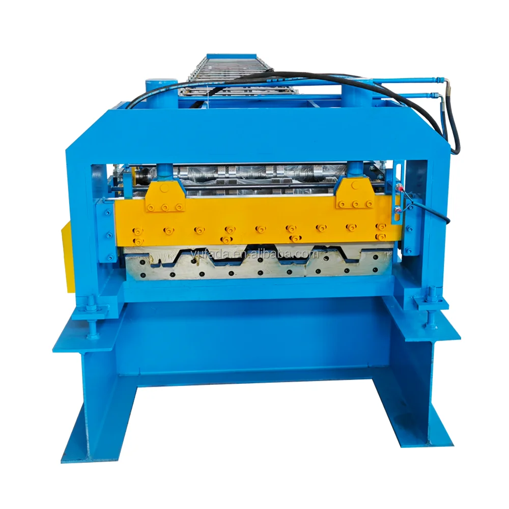 Full Automatic Roof Deck Steel 1000 Decking Floor Roll Forming Machine for Colombia