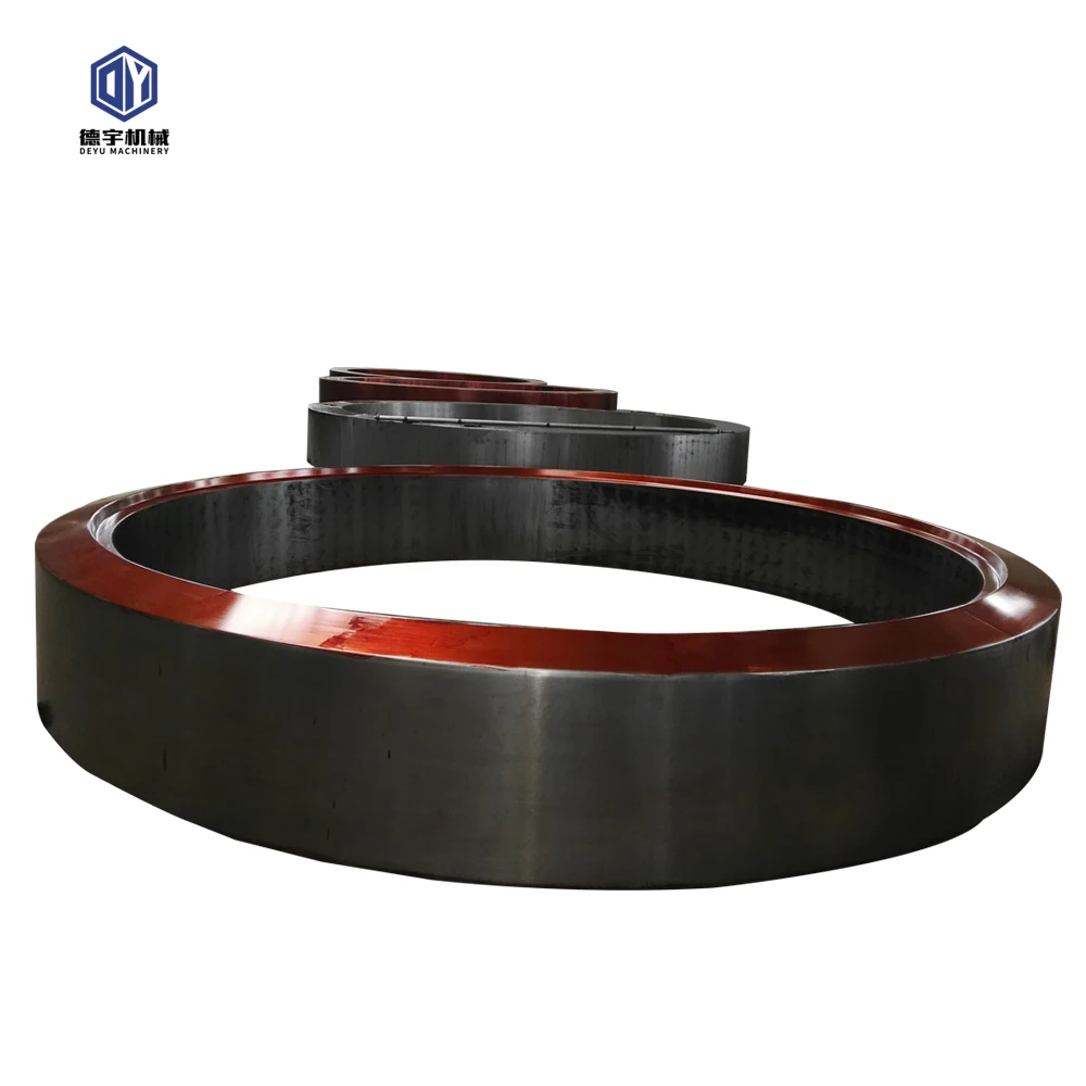 Customized Big Rolling Rotary Kiln Riding Ring Rotary Kiln Wheel Tyre Ball Mill Ring Tyre For Sale