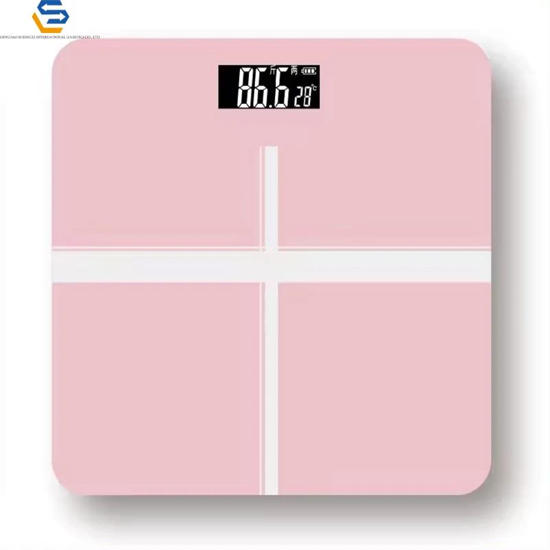 QDshensuli LED Electronic Digital Weight Scale Body Fat Smart Household Weighing Balance Connect Composition Weight Scale