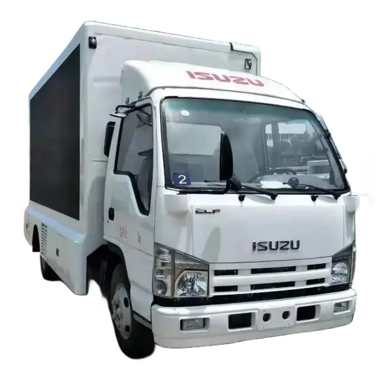 ISUZU Full Color Advertising Display Outdoor Screens Led Mobile Advertising Vehicle For Sale
