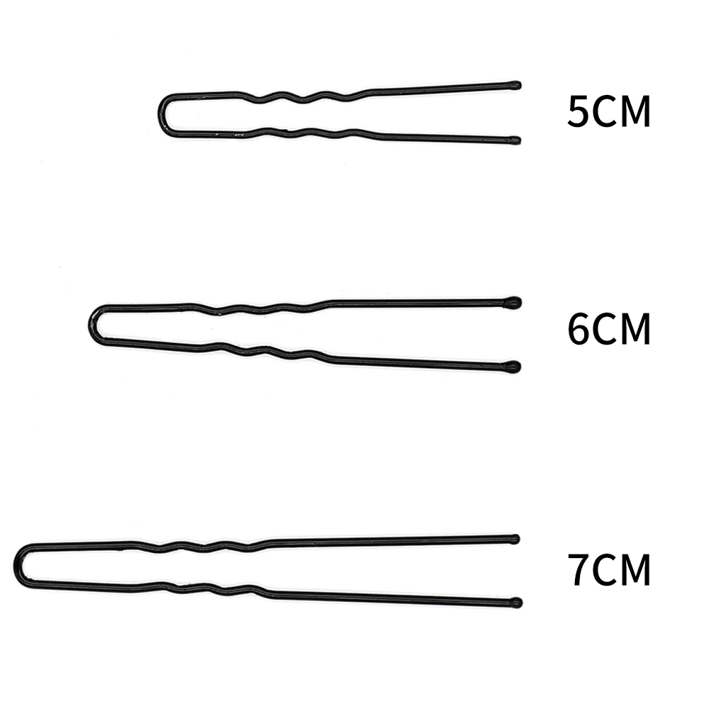 150pcs one box U Shaped Hairpin Hair Clips Pins Metal Barrette Women Hair Styling Tools Accessories Braided hair Tool