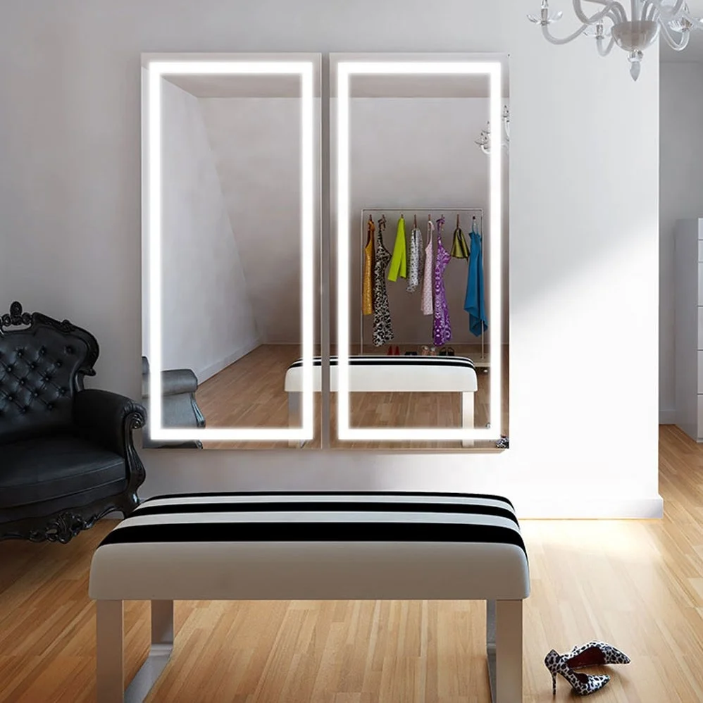 Dressing Room Mirror Led Floor Mirror With Led Light for Mirror