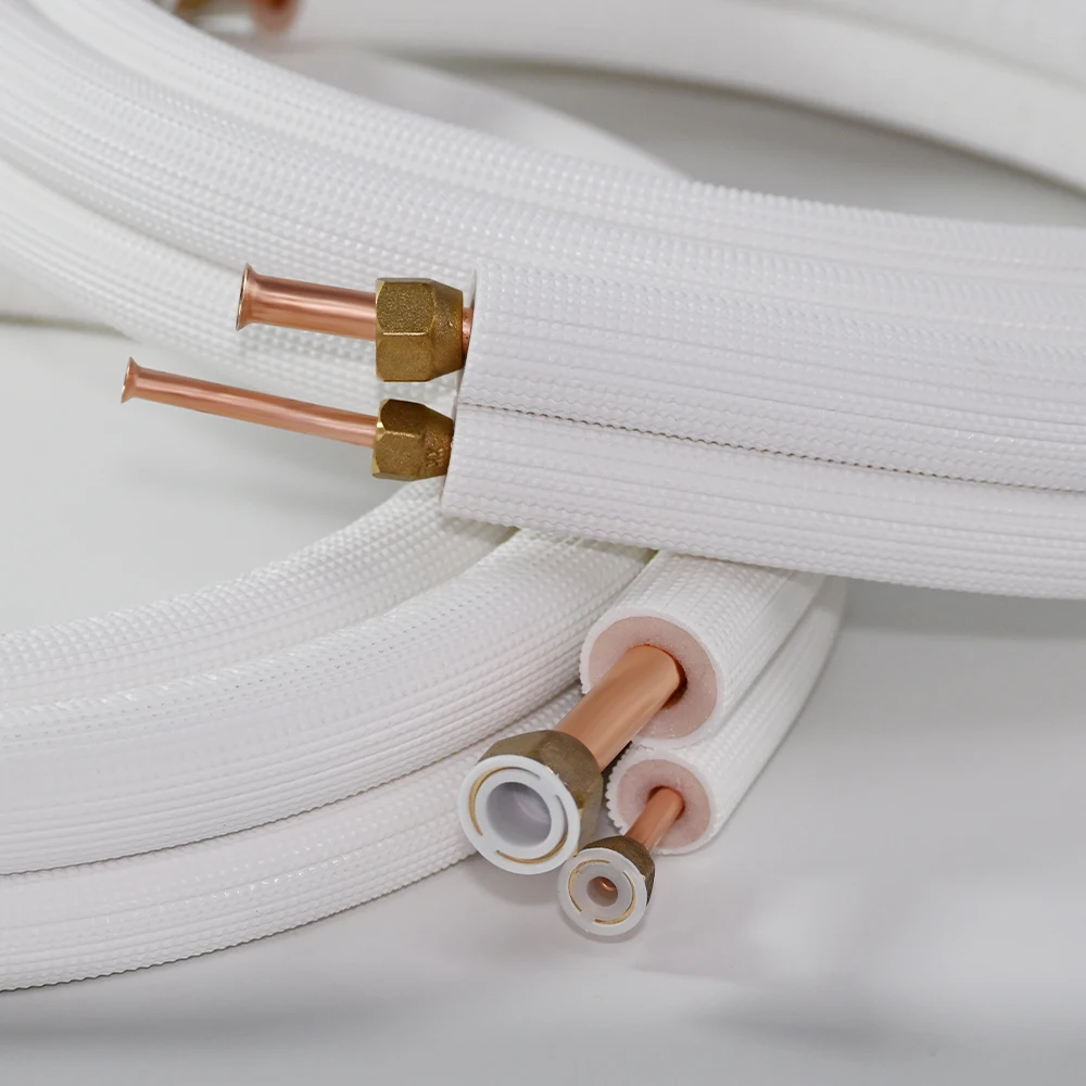Insulated Copper Tubes 1/2 Copper Aluminum Connecting Pipe for Air Conditioner Parts for External Unit & Graphic Design Solution