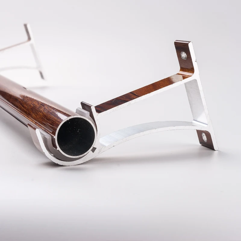curtain rod set Aluminum  decorative curtain tube aluminum curtain bracket for living room