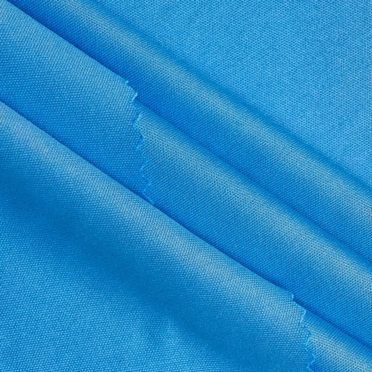 UPF 30+ Anti-Wrinkle Wicking Moisture 100% Polyester Flat Interlock Fabric For Sportswear Jersey T-shirts