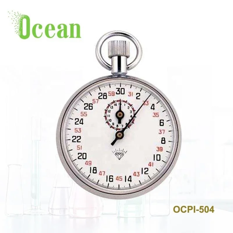 DIAMOND Stainless Mechanical Stopwatch 504, 30seconds 15minutes