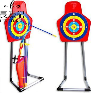 2022 Plastic Kids Outdoor shooting target sports game Bow and Arrow Archery China Children  parent-child toy