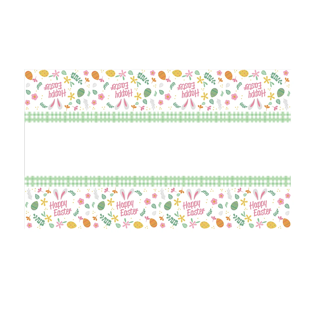 Happy easter rabbit eggs prints party decoration theme supplies