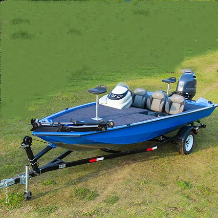 2021 Small Hot Sell Welded Aluminum Fishing Bass Boat With Side Console For Sale
