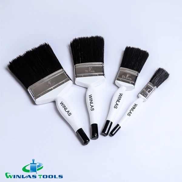 1' to 4' brush black bristle wood handle Brush paint brush
