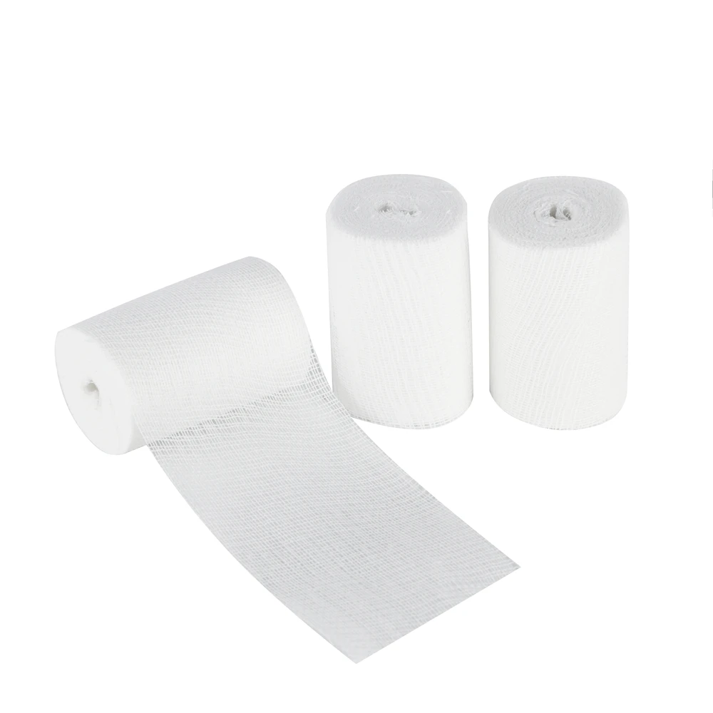 
Roll Woven Cotton Pressure Tubular Cohesive Medical Eye Wear Production Line Kerlix Gauze Bandage 
