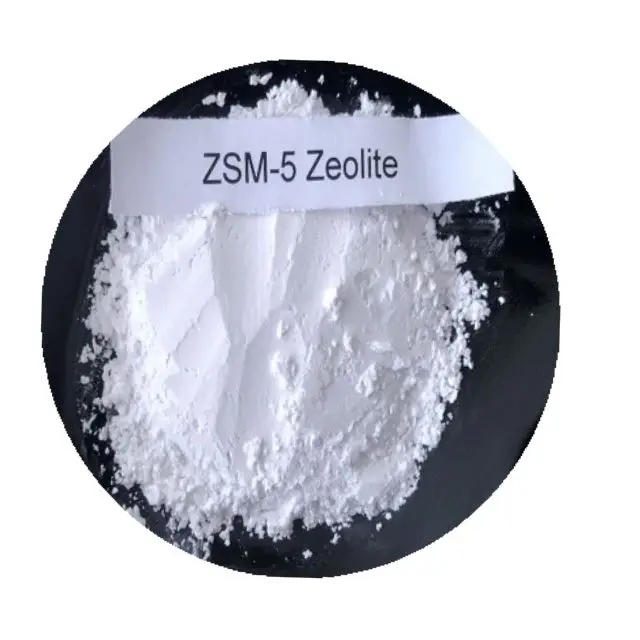 ZSM-5 zeolite with high silica zeolite residue catalyzed used in petrochemical industry