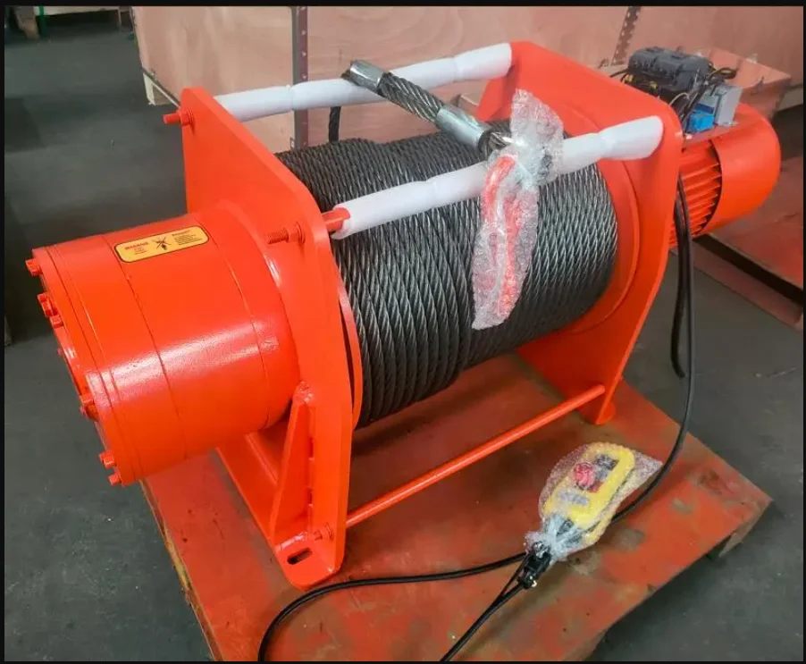 New Design 2 ton 220V 3phase Heavy Duty Wire Rope Electric Winch