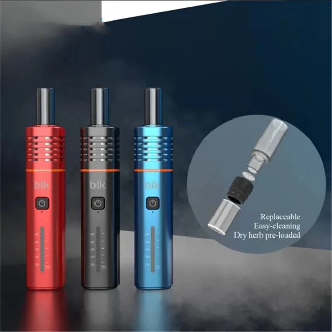 
Mini Portable Electronic Cigarette Dry Herb Vaporizer 1800mah Ceramic Heating 1.2ML Big Oven Elfin Dry Herb Vaporizer 