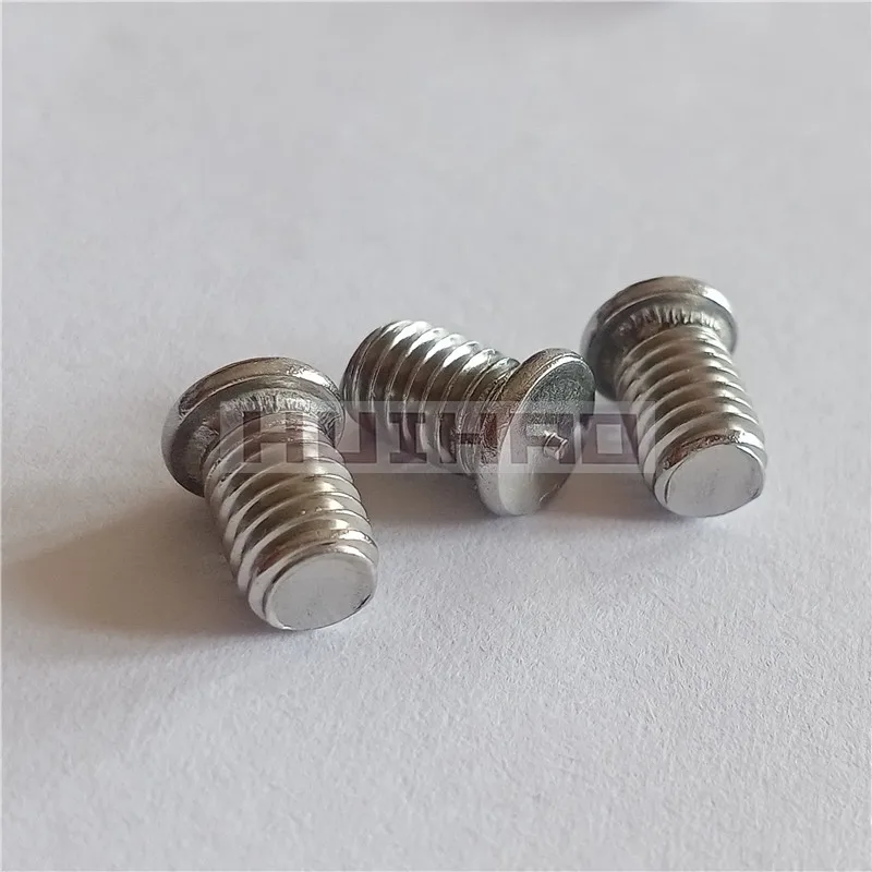 M5x8 Stainless Steel Capacitor Discharge CD Flanged Threaded Metric Weld Studs