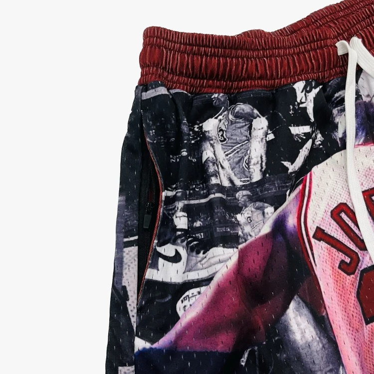 Custom Logo Color Double Layer Designer Lining Summer Sublimation All Over Print Custom Blank Short Men Mesh Shorts