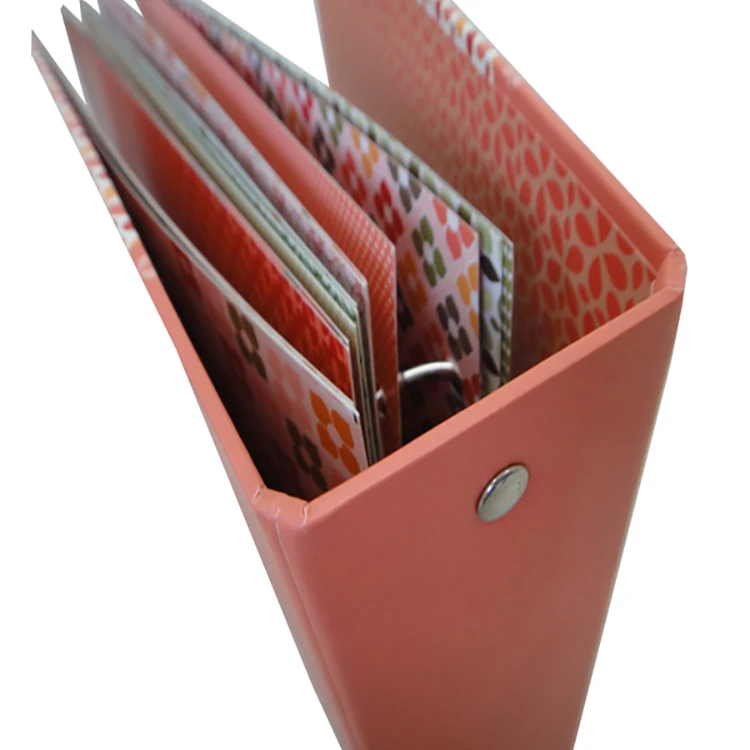 Картонная медицинская папка ручной работы с несколькими карманами и зажимами