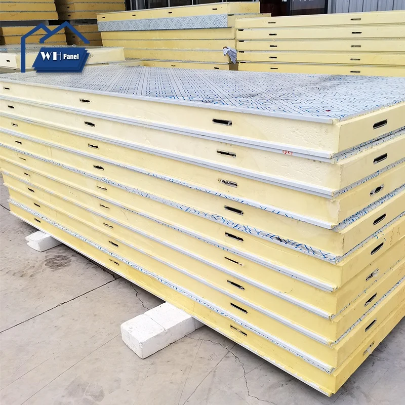 WH High fire rating and high temperature resistance cold room PU storage board On Sale