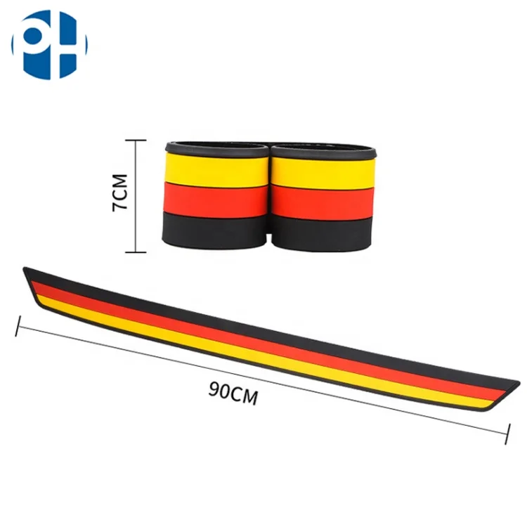
PH car rear bumper sill protector plate strip 