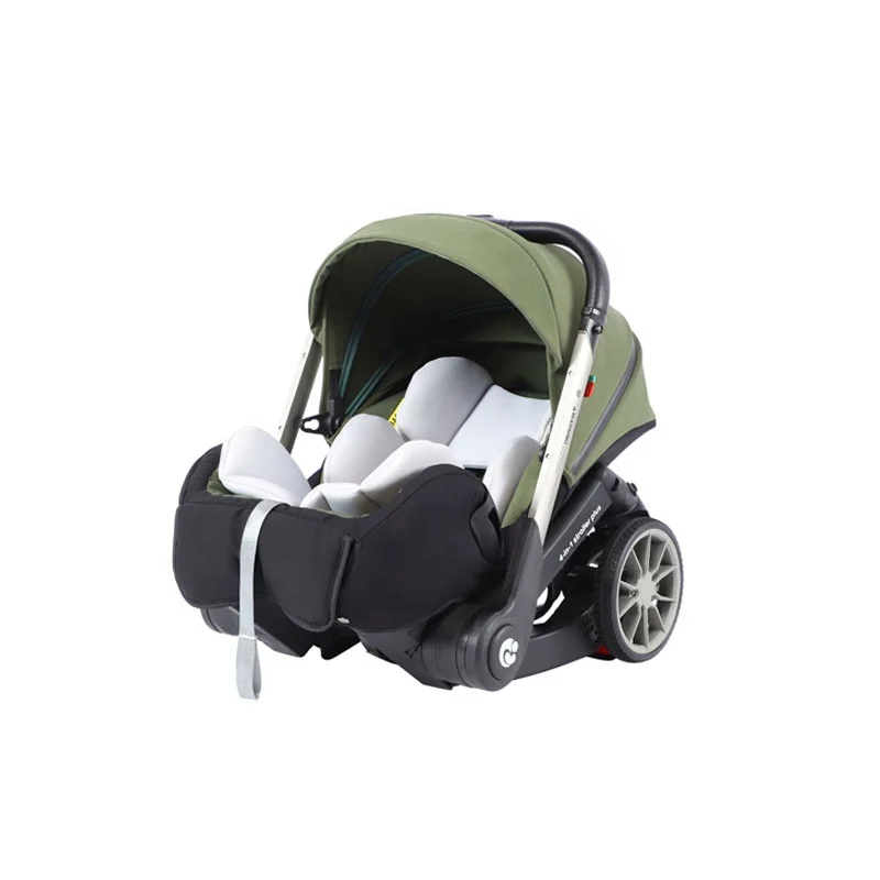 4 in 1 baby car seat stroller Safety basket safety seat cradle stroller converts to car seat