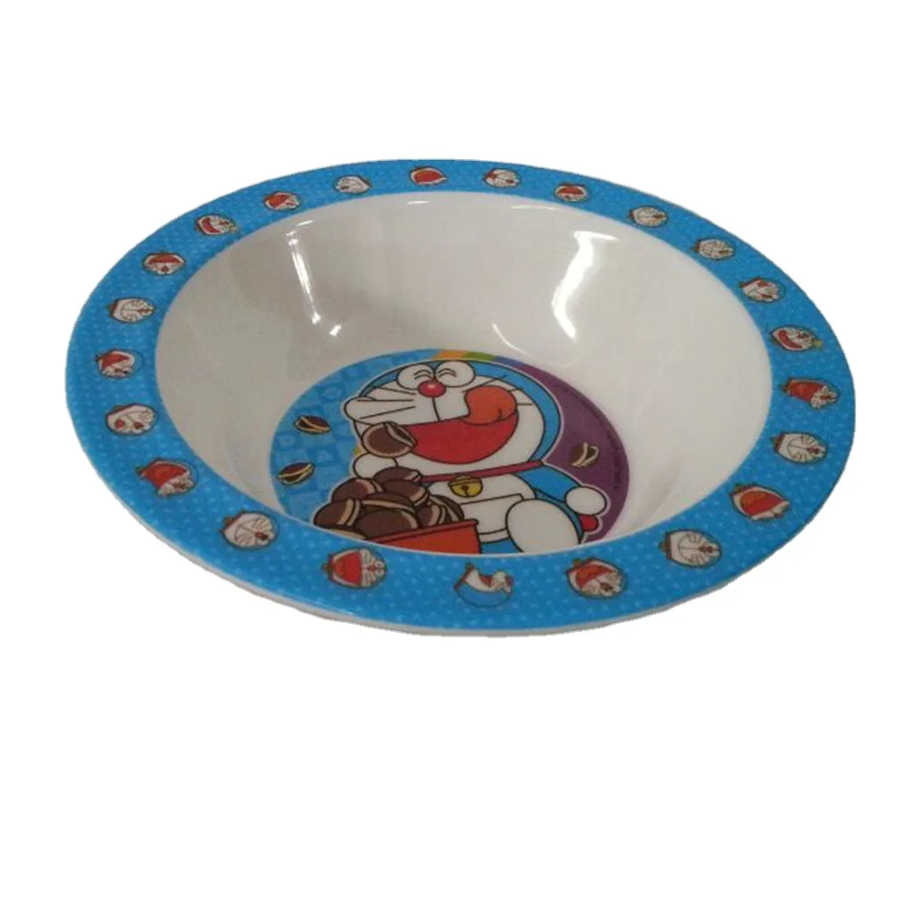 5 шт. Детские меламина круглый столовый набор стильная футболка с изображением персонажей видеоигр детская посуда набор меламин чаши комплект домашней одежды с чаши чашка Ложка Вилка