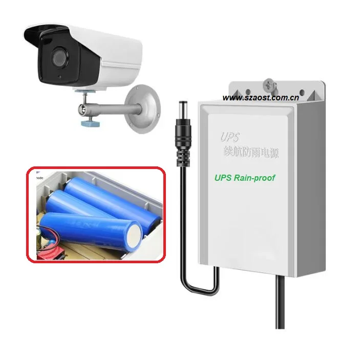 Factory price mini ups for wifi router with charger 12v 24v 9v 5v Outdoor closed-circuit television security cameras are suitabl