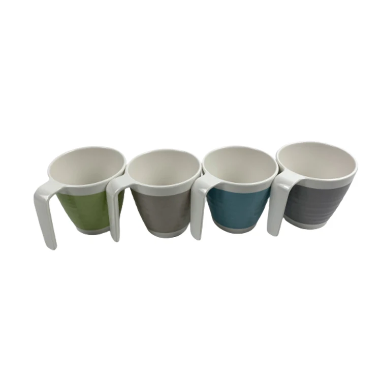 Custom Unbreakable Tea Cups A5 A1 Melamine Mug With Handle