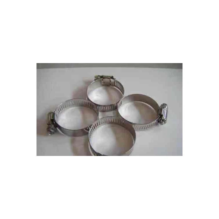 
High precision stainless steel hose clips pipe clamps types hose clamps for sale 
