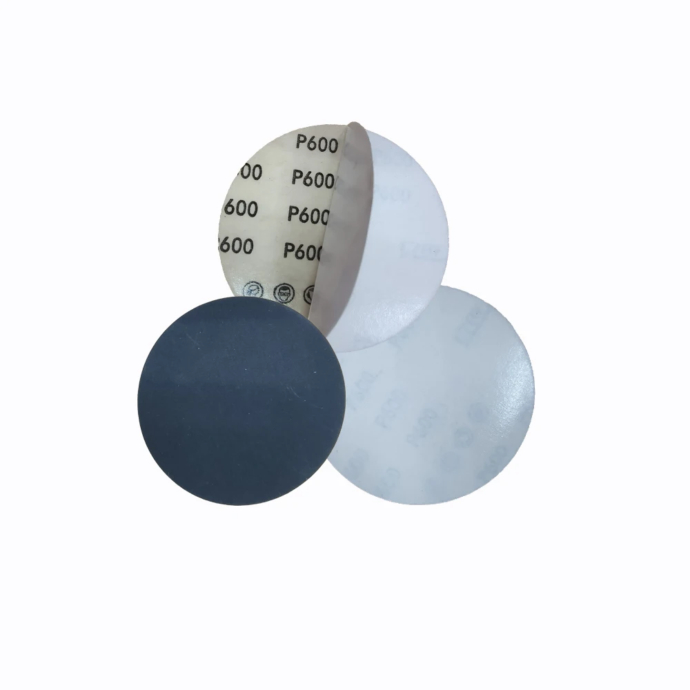 PSA 5 inch SIC abrasive sanding paper disc for marble