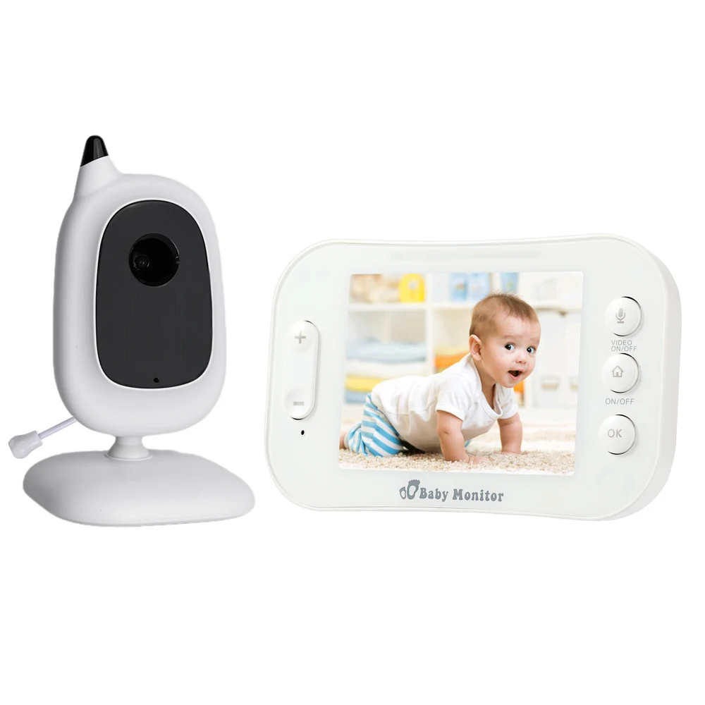 3.5 inch HD TFT LCD Display Remote Light Night Vision Baby Monitor