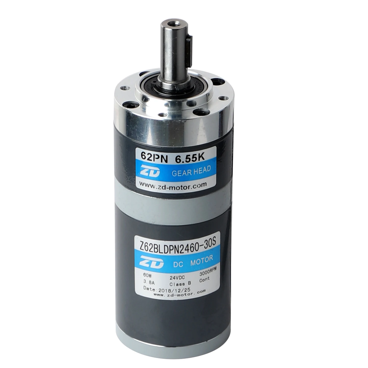ZD 32mm 42mm 52mm 62mm 72mm, 10W 40W 60W 90W 120W To 300W,12v 24V Brush Or Brushless Planetary DC Gear Motor