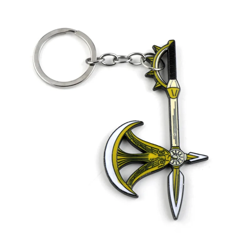 Wholesale Anime The Seven Deadly Sins Peripheral Protagonist Weapon Keychain Ax Pendant Key Holder In Bulk